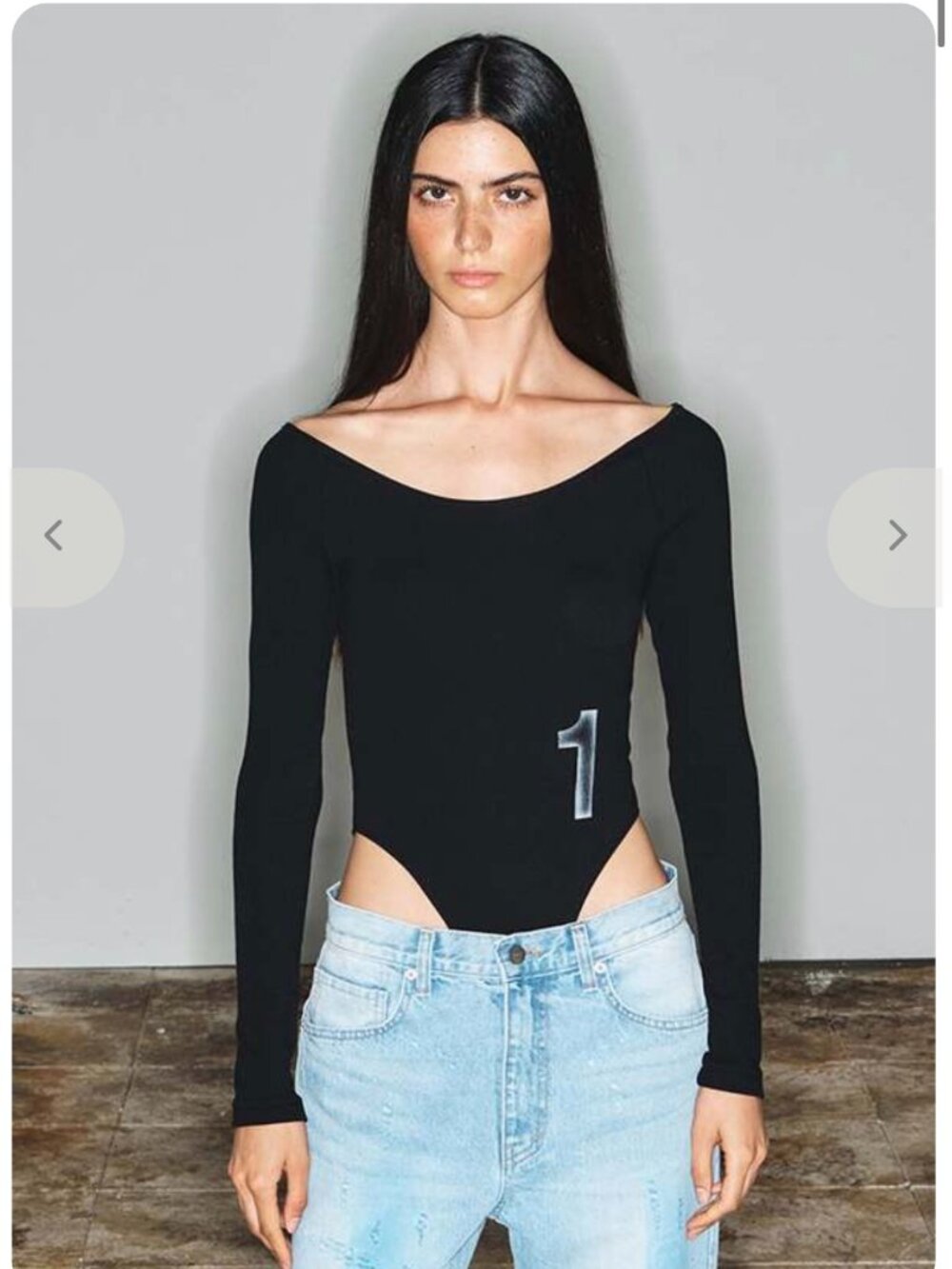 TheOpen Product Women's Black Bodysuit